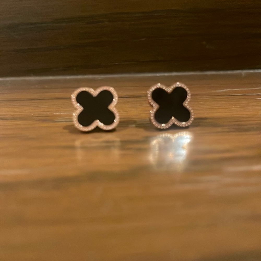 Rose Gold Plate Earrings